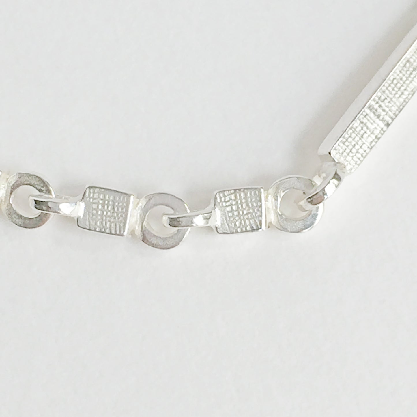 Cube Silver Mens / Womans Bracelet