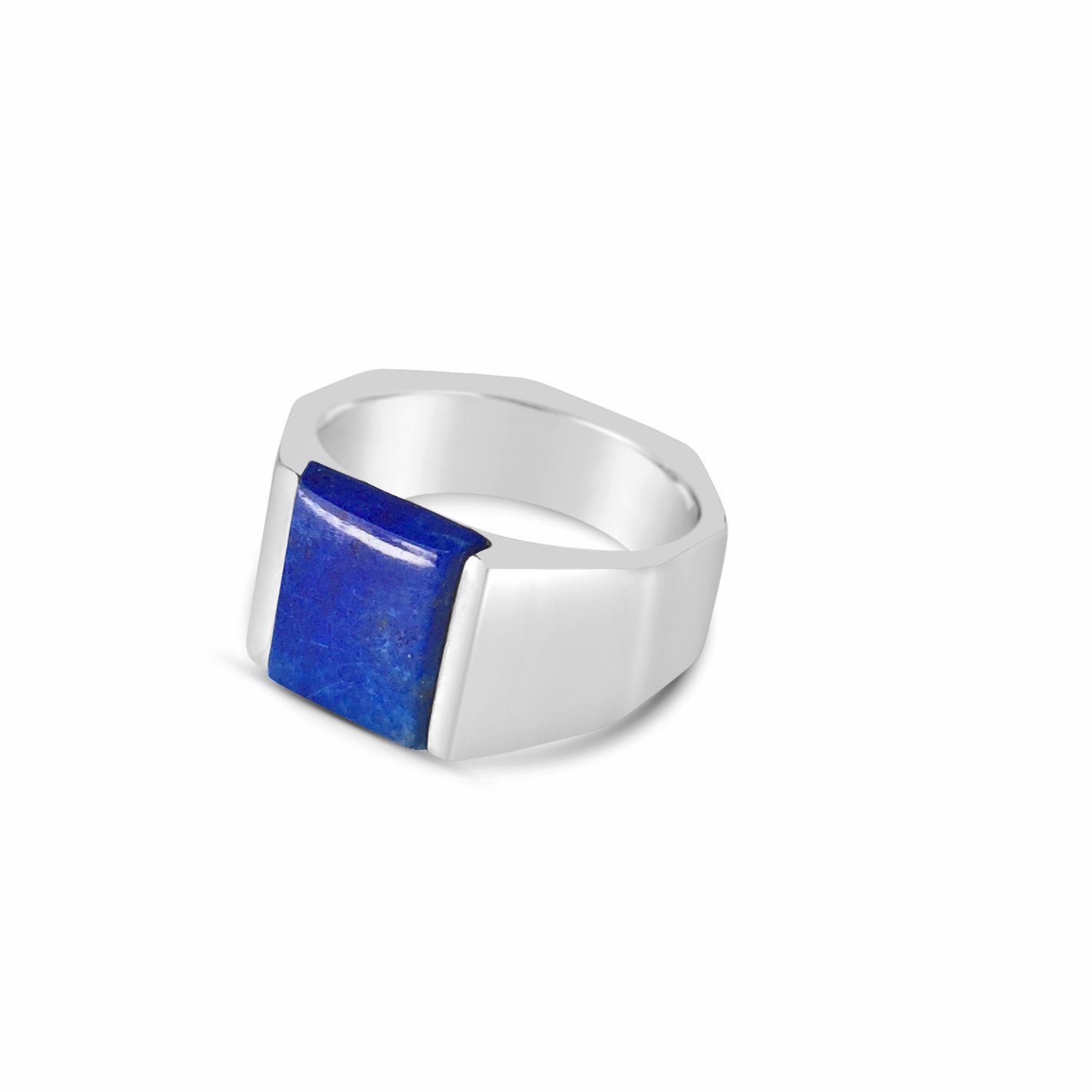 Lapis Lazuli Hexagongal Ring