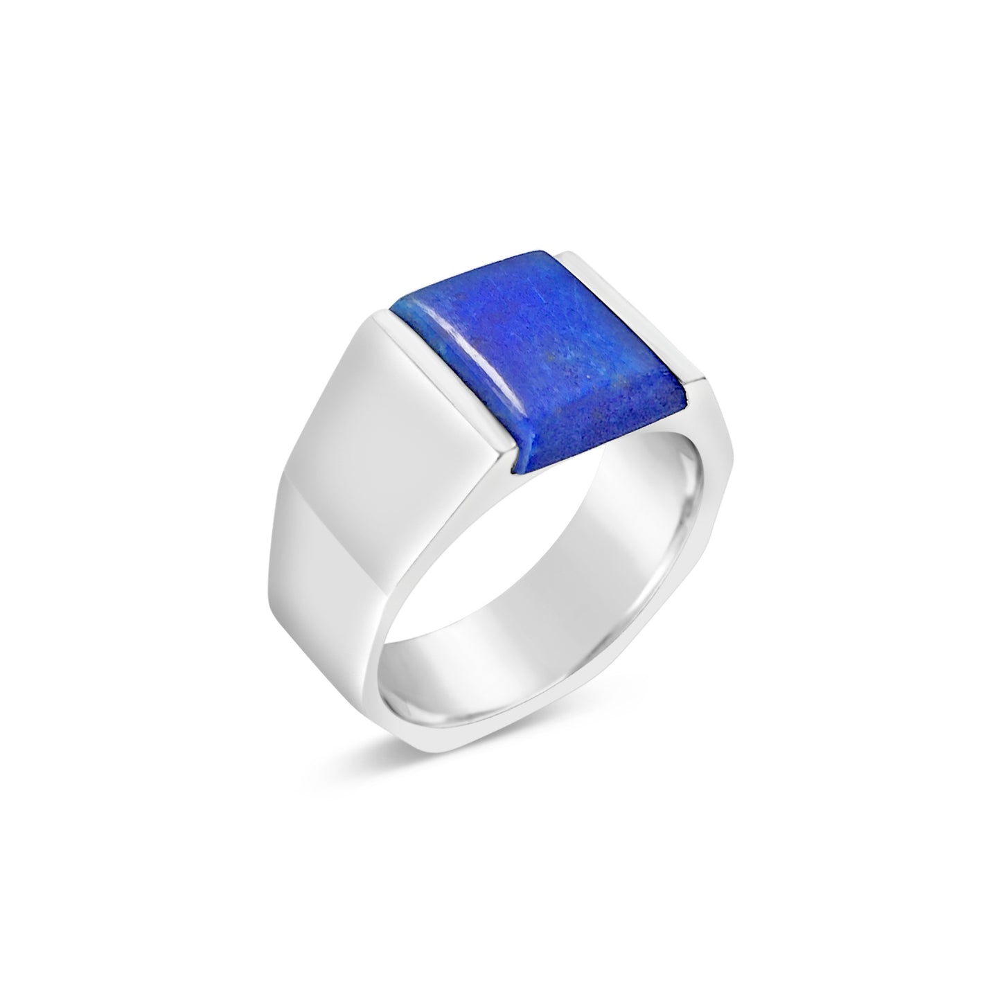 Lapis Lazuli Hexagongal Ring