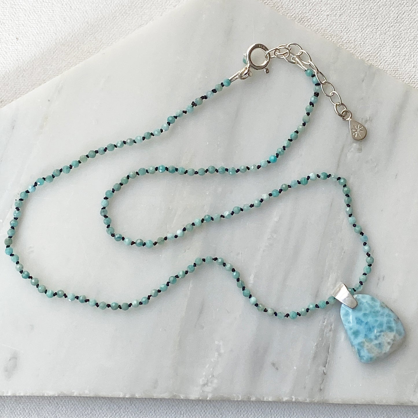 Larimar Amazonite Necklace