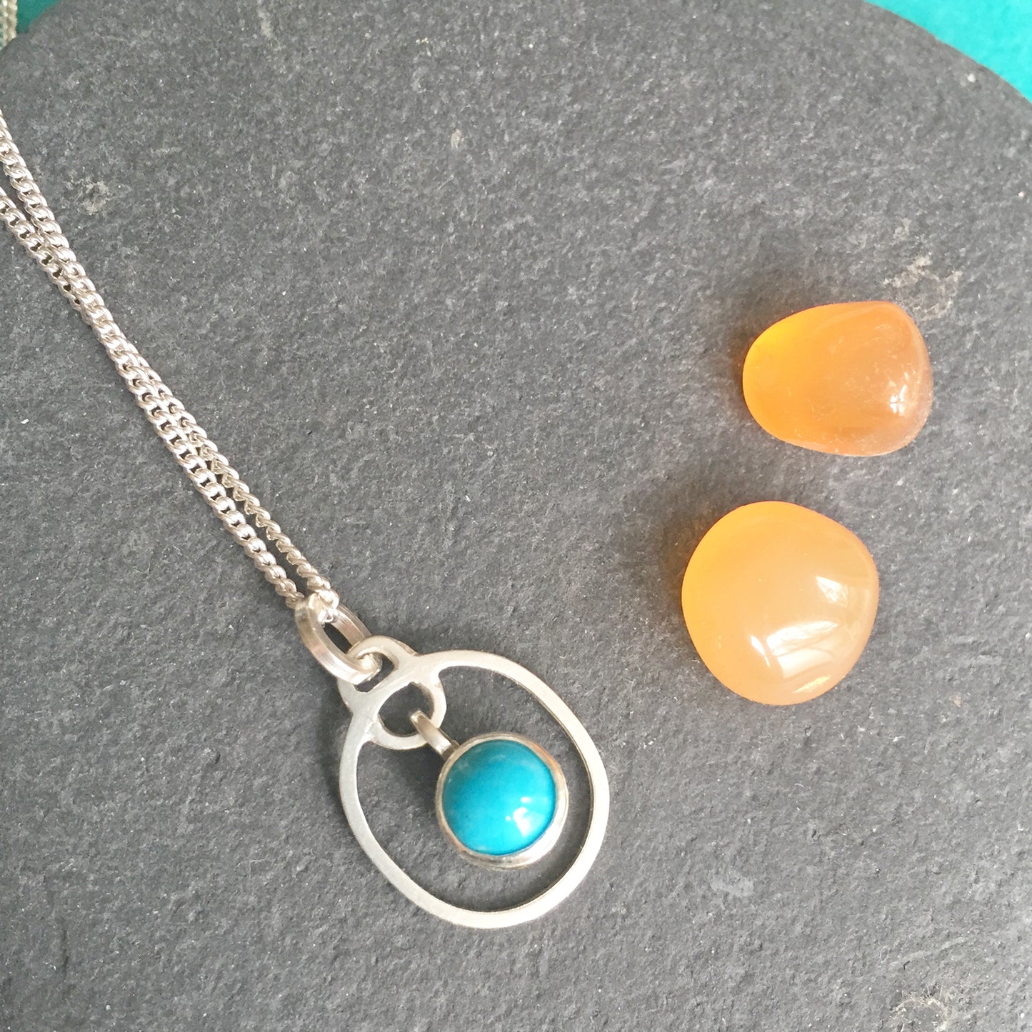 Birthstone Pendant Turquoise December