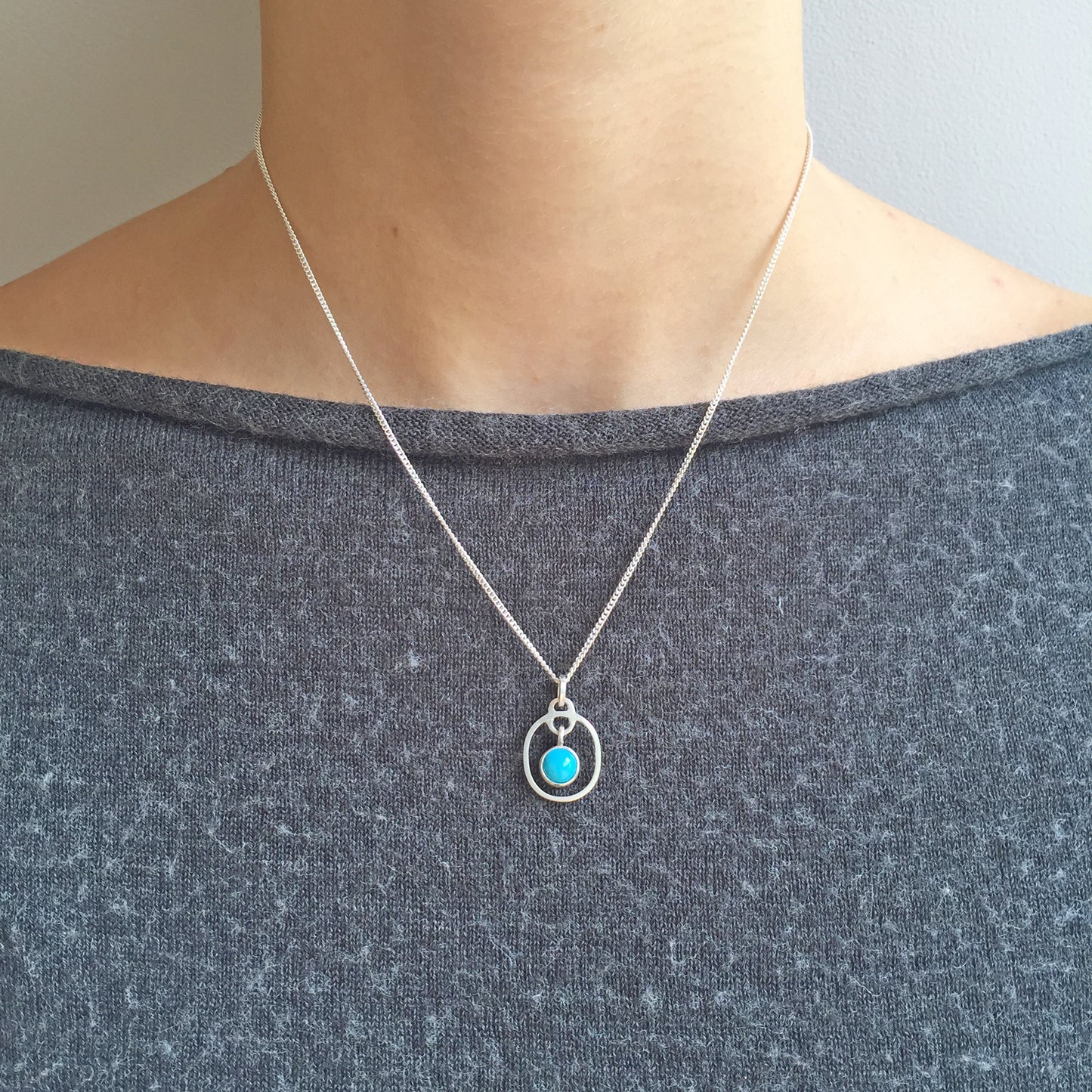 Birthstone Pendant Turquoise December