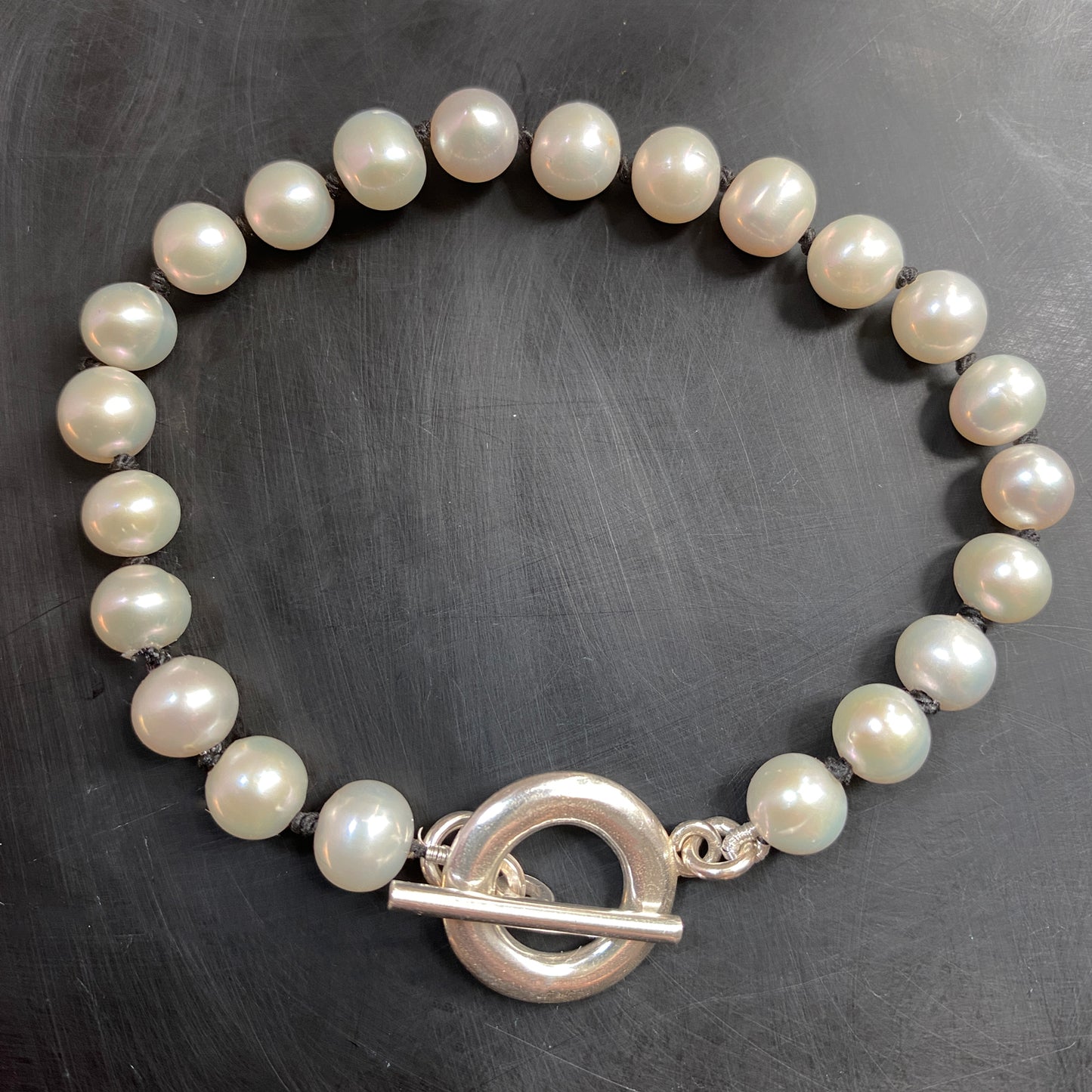 Pearl T-Bar Bracelet