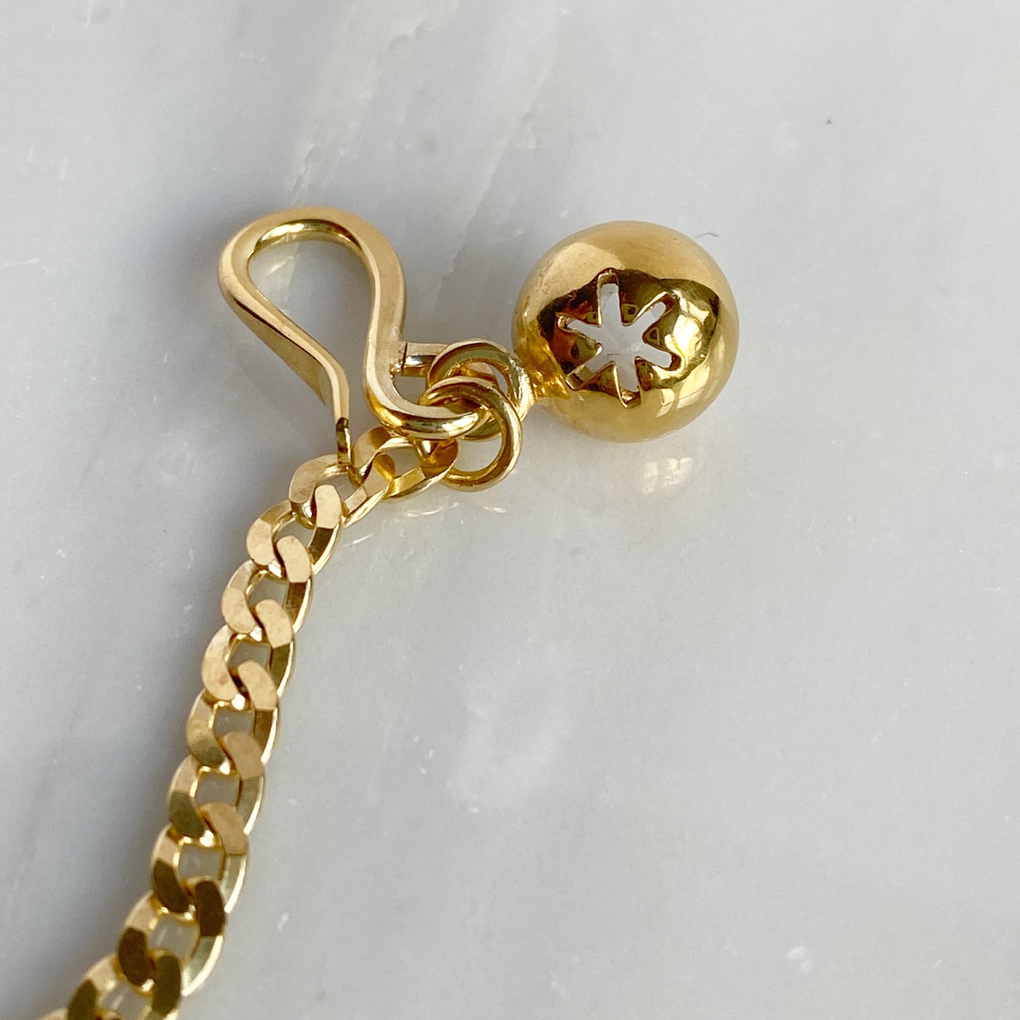 Birthstone Orb April Gold Bracelet