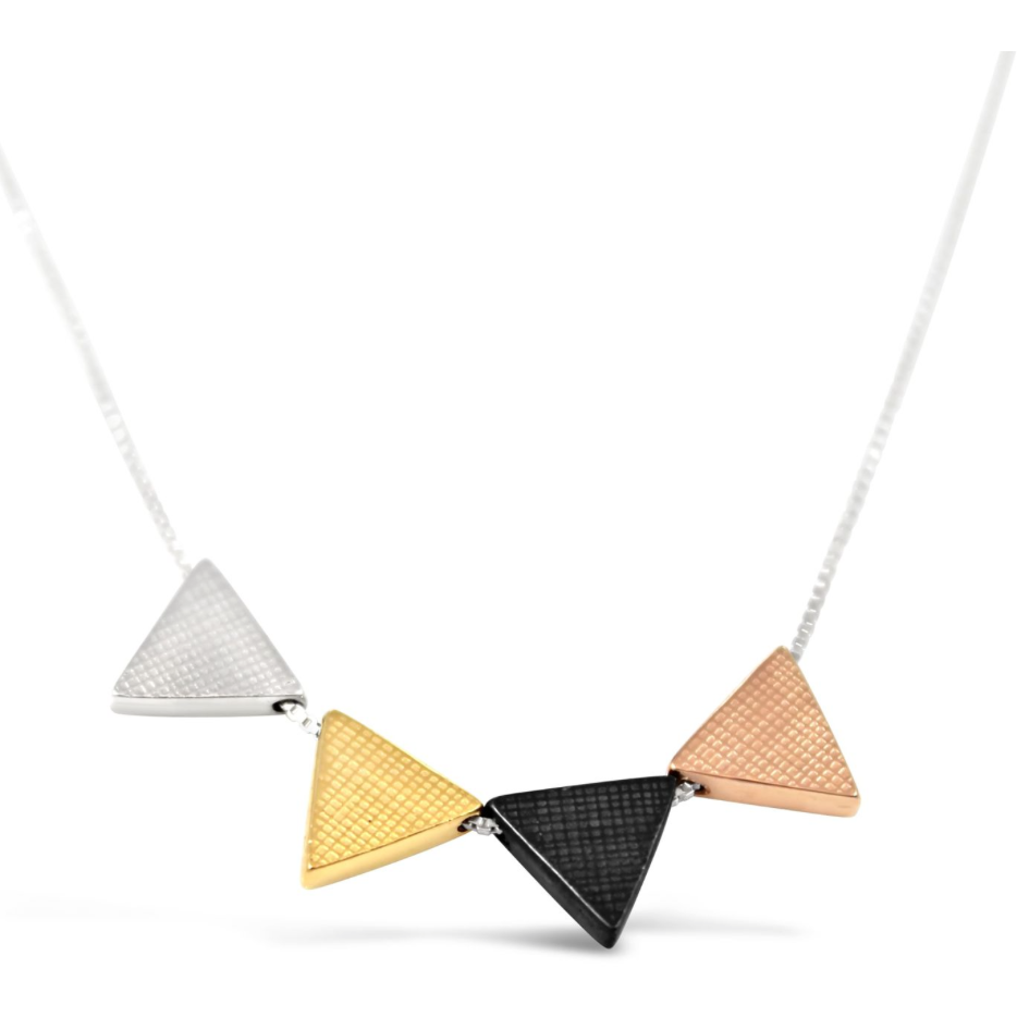 Mixed Triangle Pendant