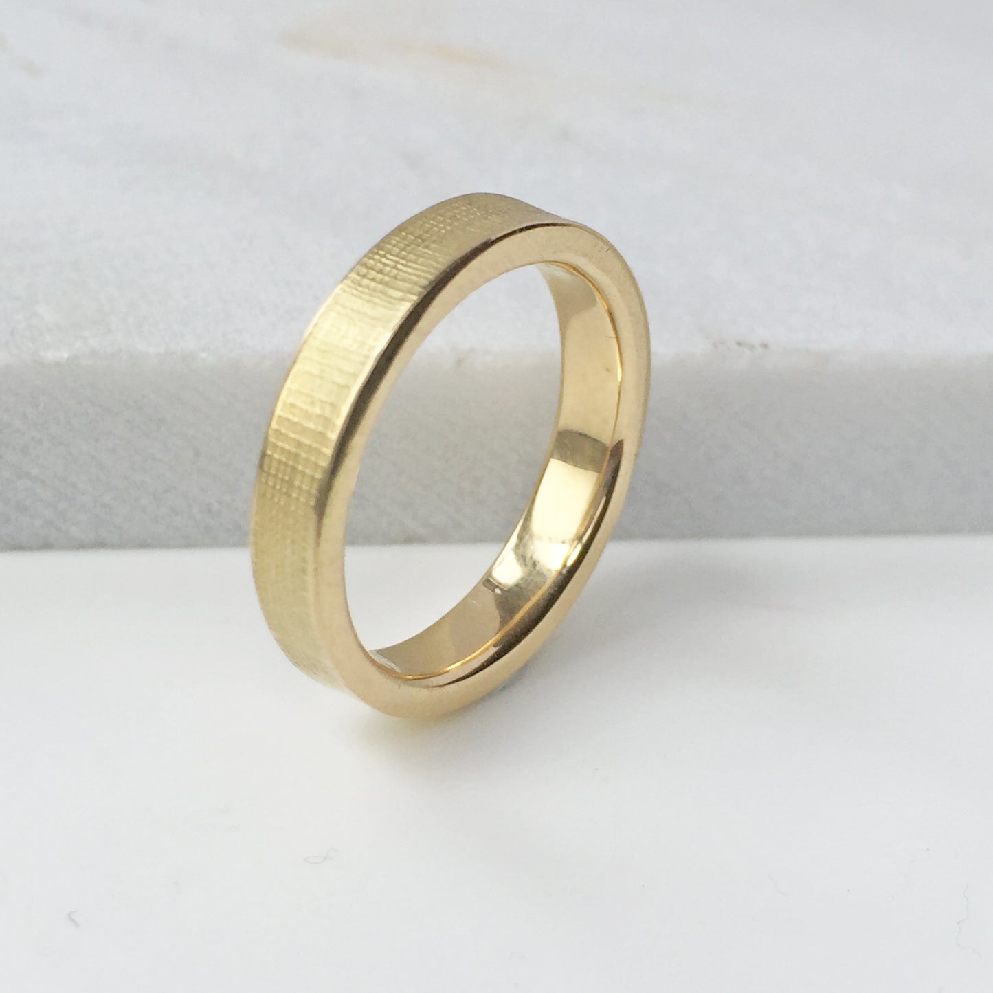 Textured Wedding Ring