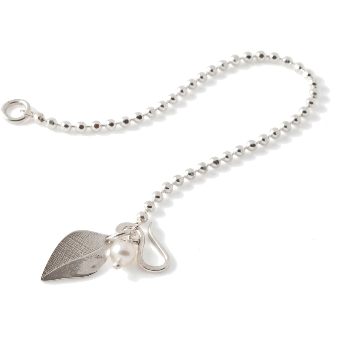 Leaf Bracelet in Silver
