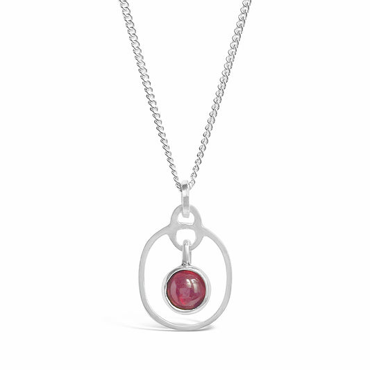 Birthstone Pendant Garnet January