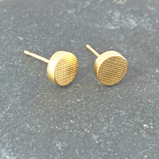 Dot Stud Earring Gold