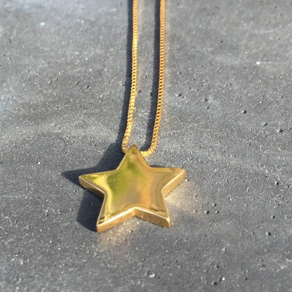 Star Pendant in Gold