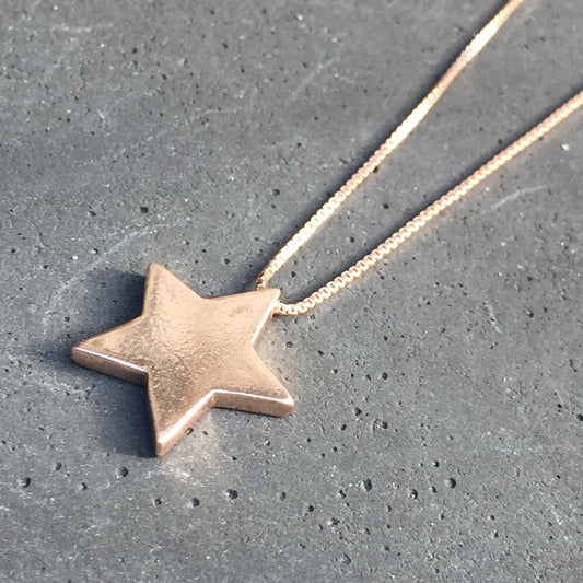 Star Pendant in Rose Gold