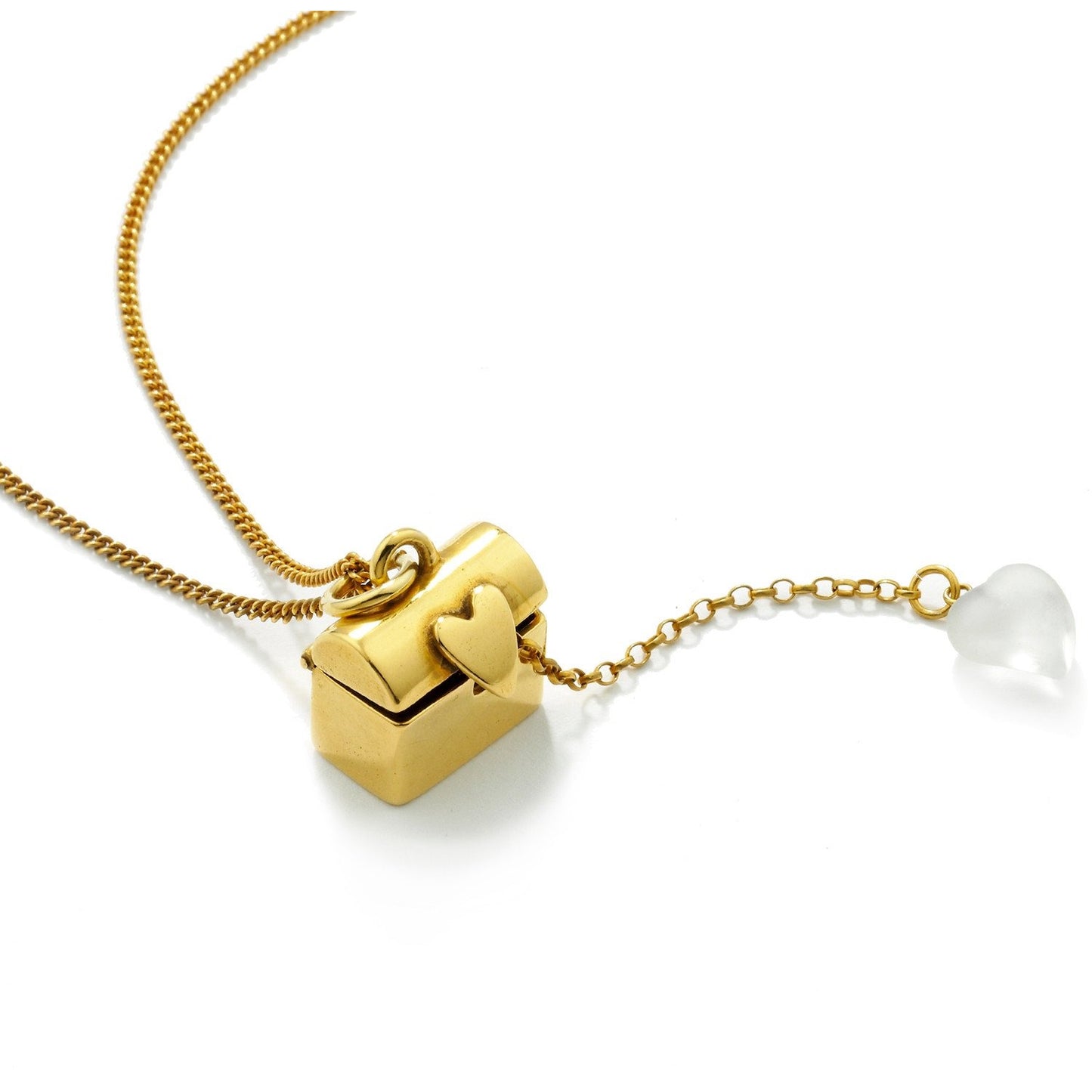 Treasure Chest Pendant in Gold